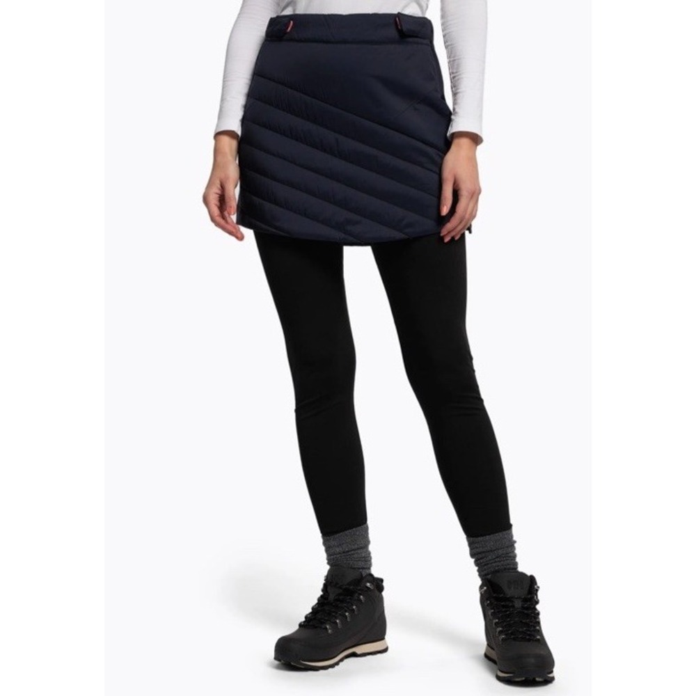 CMP Primaloft Ski Skirt Black Quilted‎ Water Repellent Women's Size XL